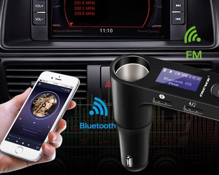 Подключаем старую аудиосистему автомобиля к смартфону.</p>
<p>10 FM